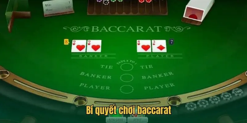 Bí quyết chơi baccarat
