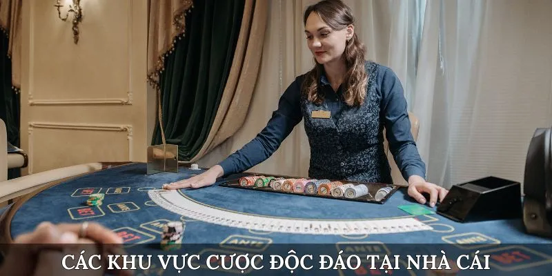 Các khu vực cược độc đáo tại nhà cái